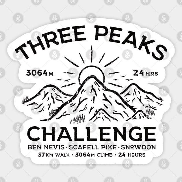 Three Peaks Challenge Sticker by TigerTom